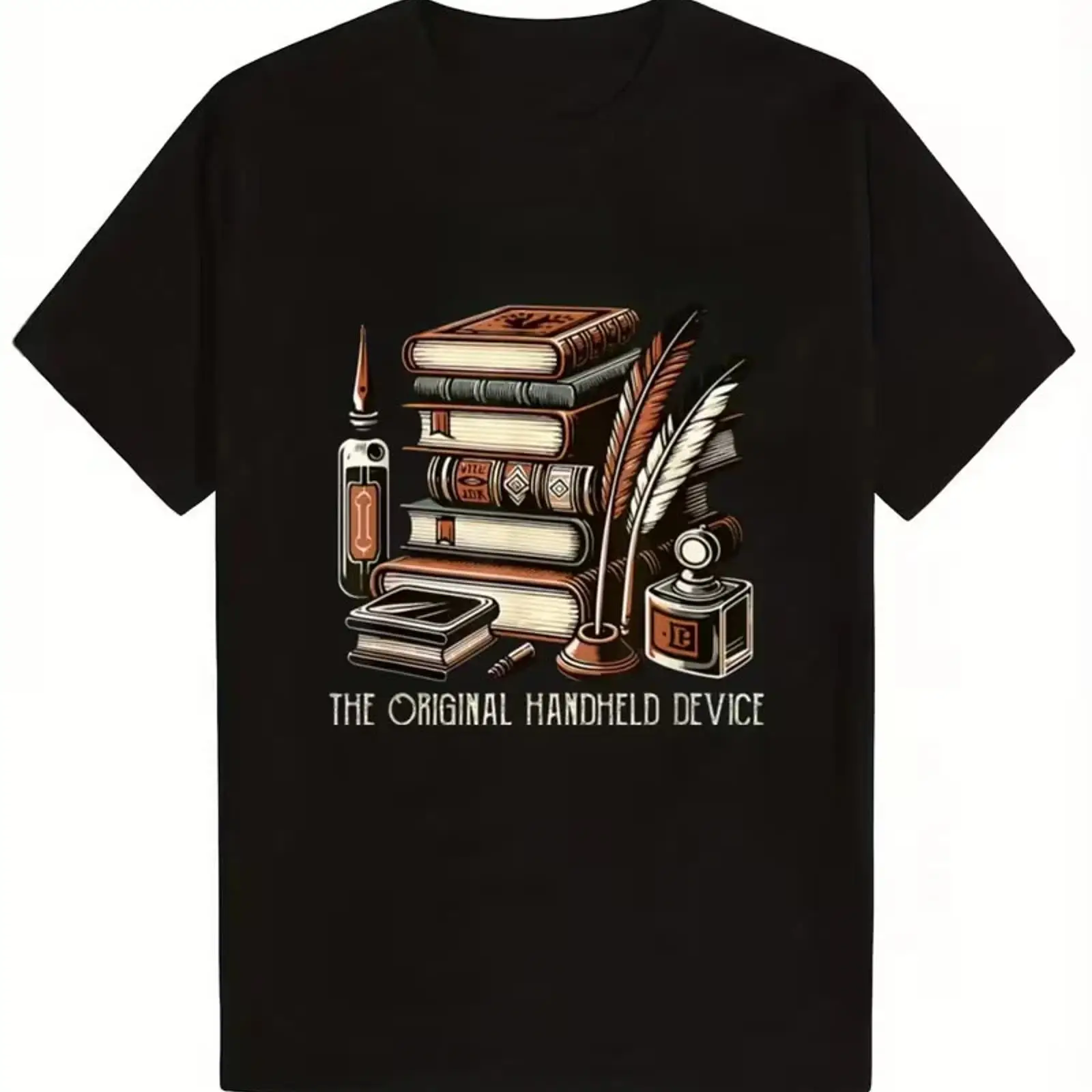 Vintage Fashion Library - Camiseta Masculina Leve para Amantes de