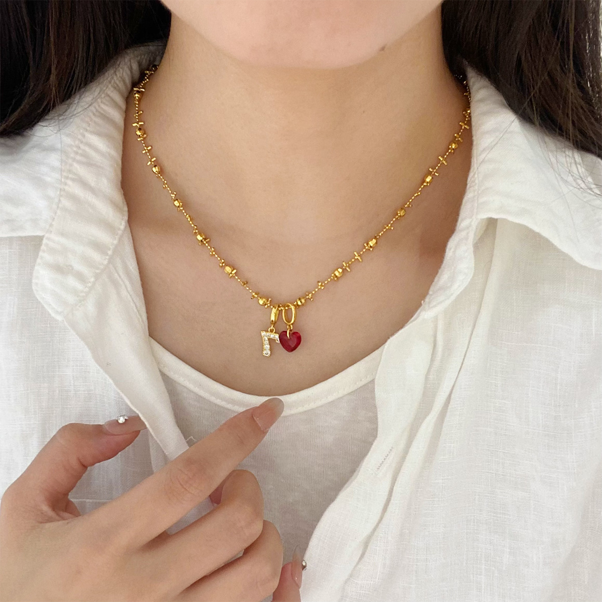 Vintage Fashion Tiktok - Tiktok venda quente moda vintage zircônio