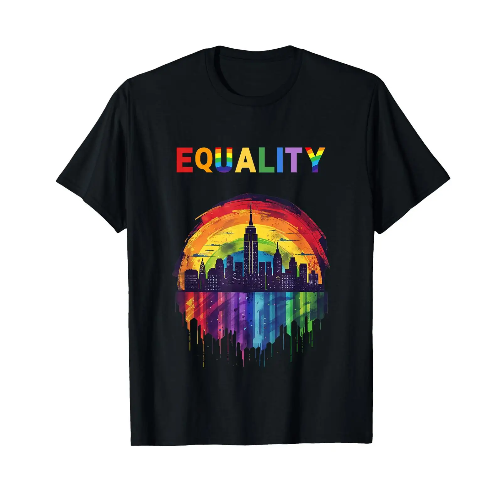 Vintage Fashion Community - Camiseta Pride LGBTQ Community Human Friendly