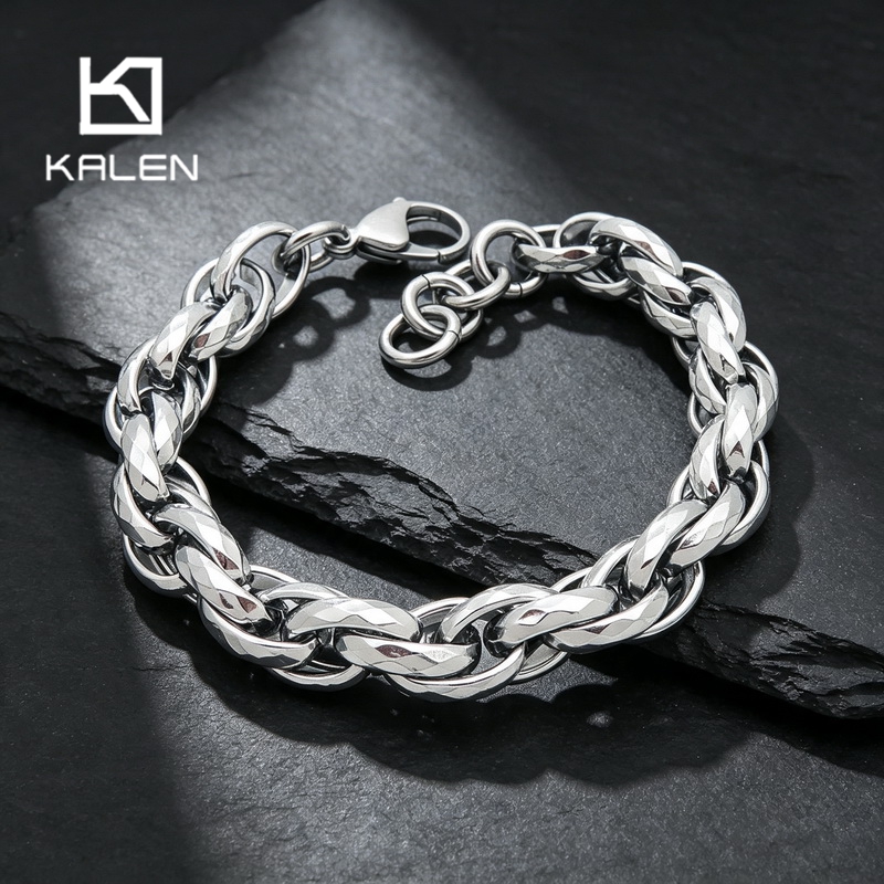 Z Vintage Fashion - Pulseira Masculina Kalen Vintage Punk de