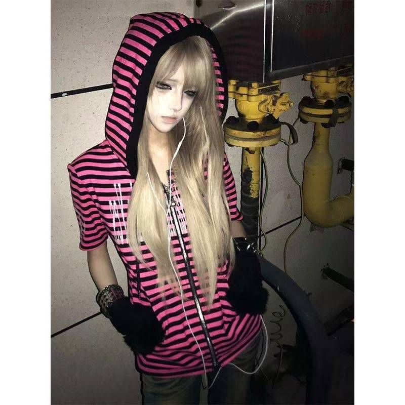Vintage Fashion Subculture - Camisetas Femininas Estilo Grunge Y2K de