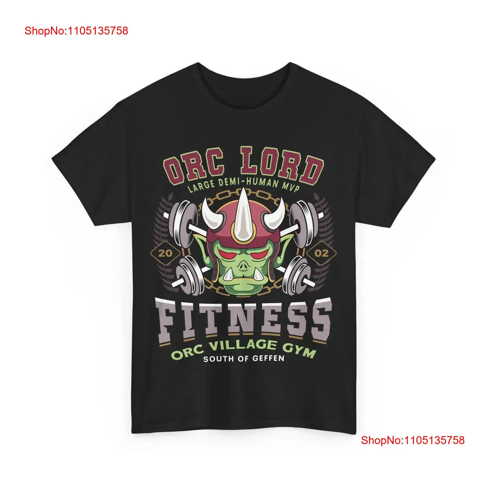 Vintage Fashion Game - Geffen orc village fitness t camisa
