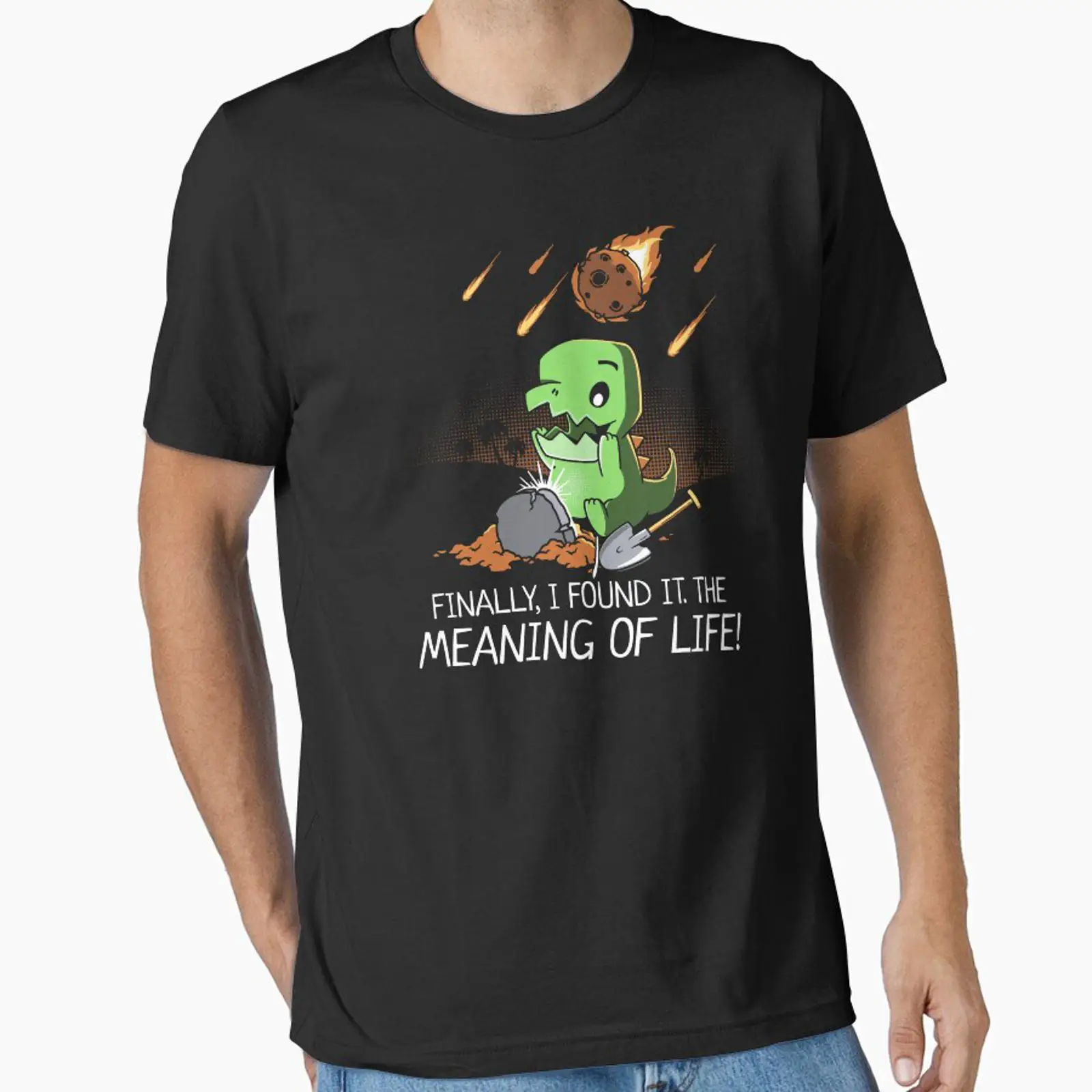 Vintage Fashion Meaning - Camiseta Engraçada de Dinossauro com a