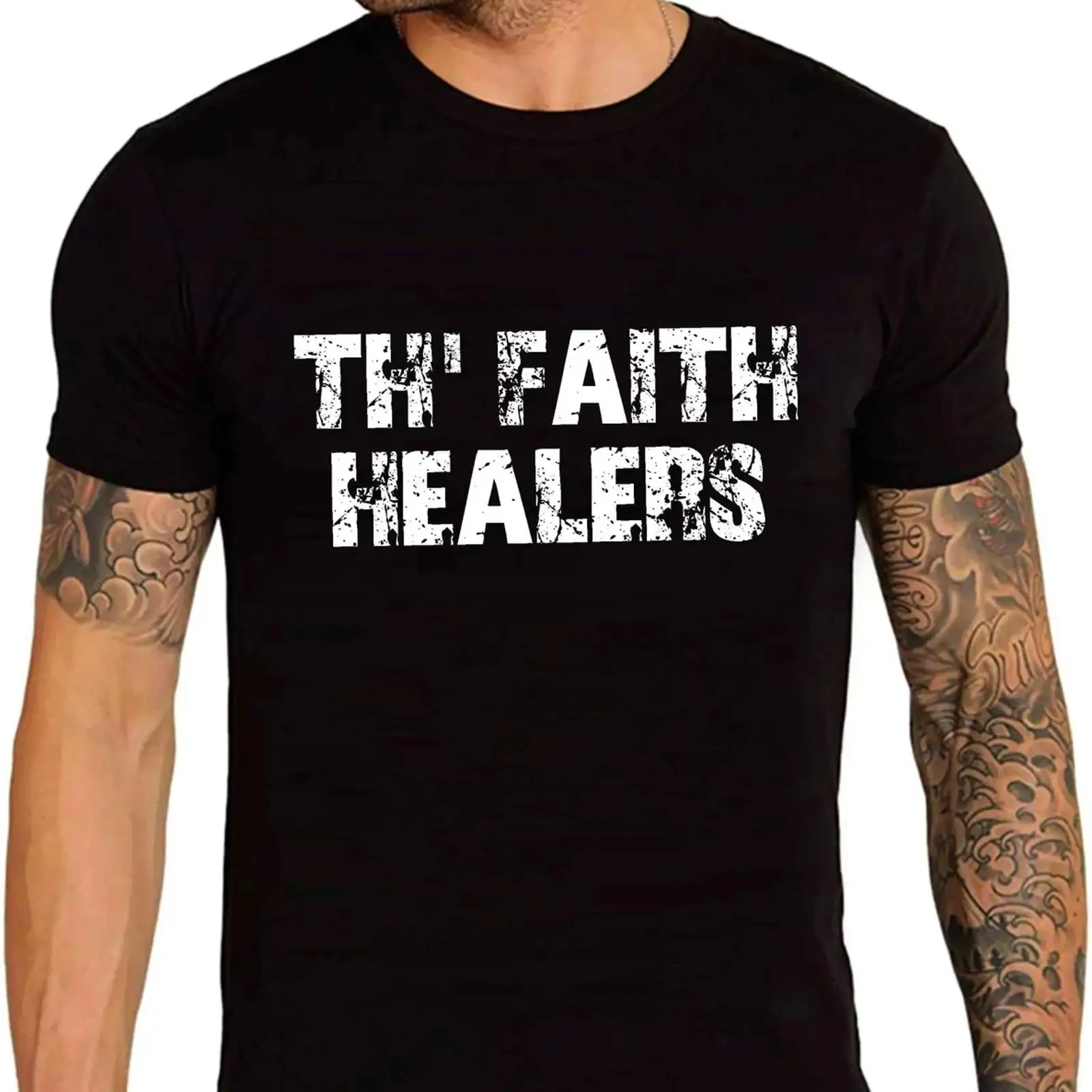 Vintage Fashion Herren - Camiseta Gráfica Masculina Die Wunderheiler (Th'