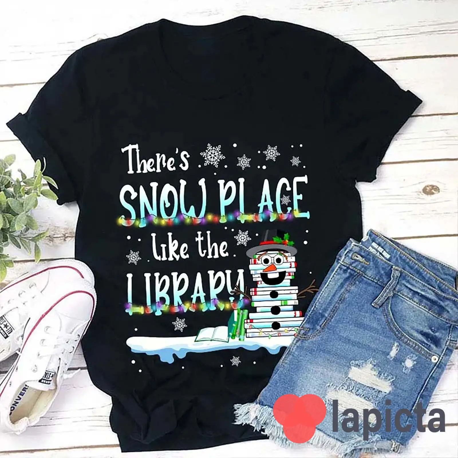 Vintage Fashion Library - Camiseta de Natal com estampa de