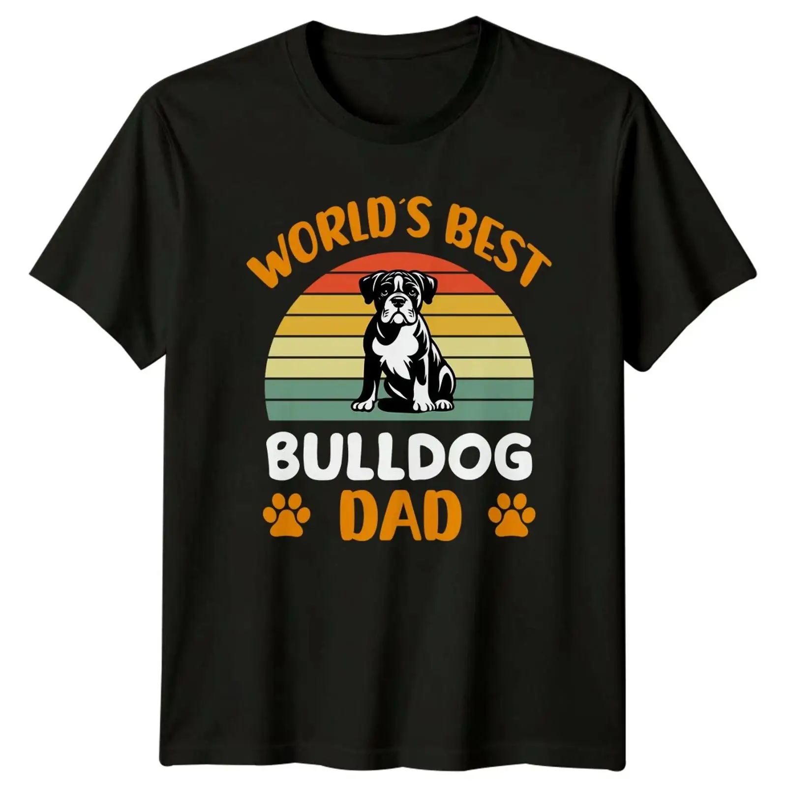 Vintage Fashion Herren - Camiseta Masculina Weltbester Bulldoggenpapa para Donos
