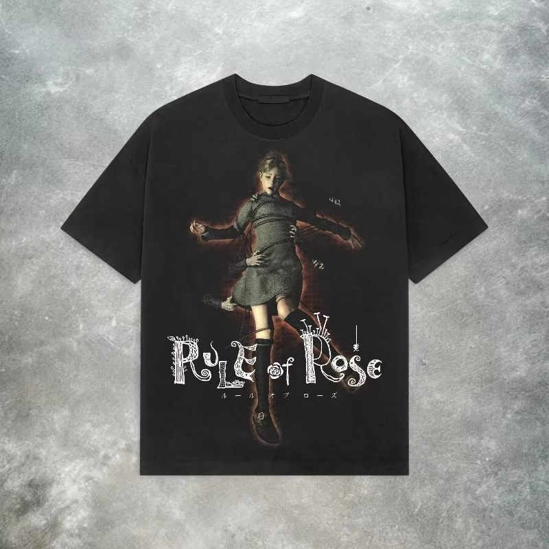 Vintage Fashion Game - Camiseta Rule of Rose, estilo Y2K,