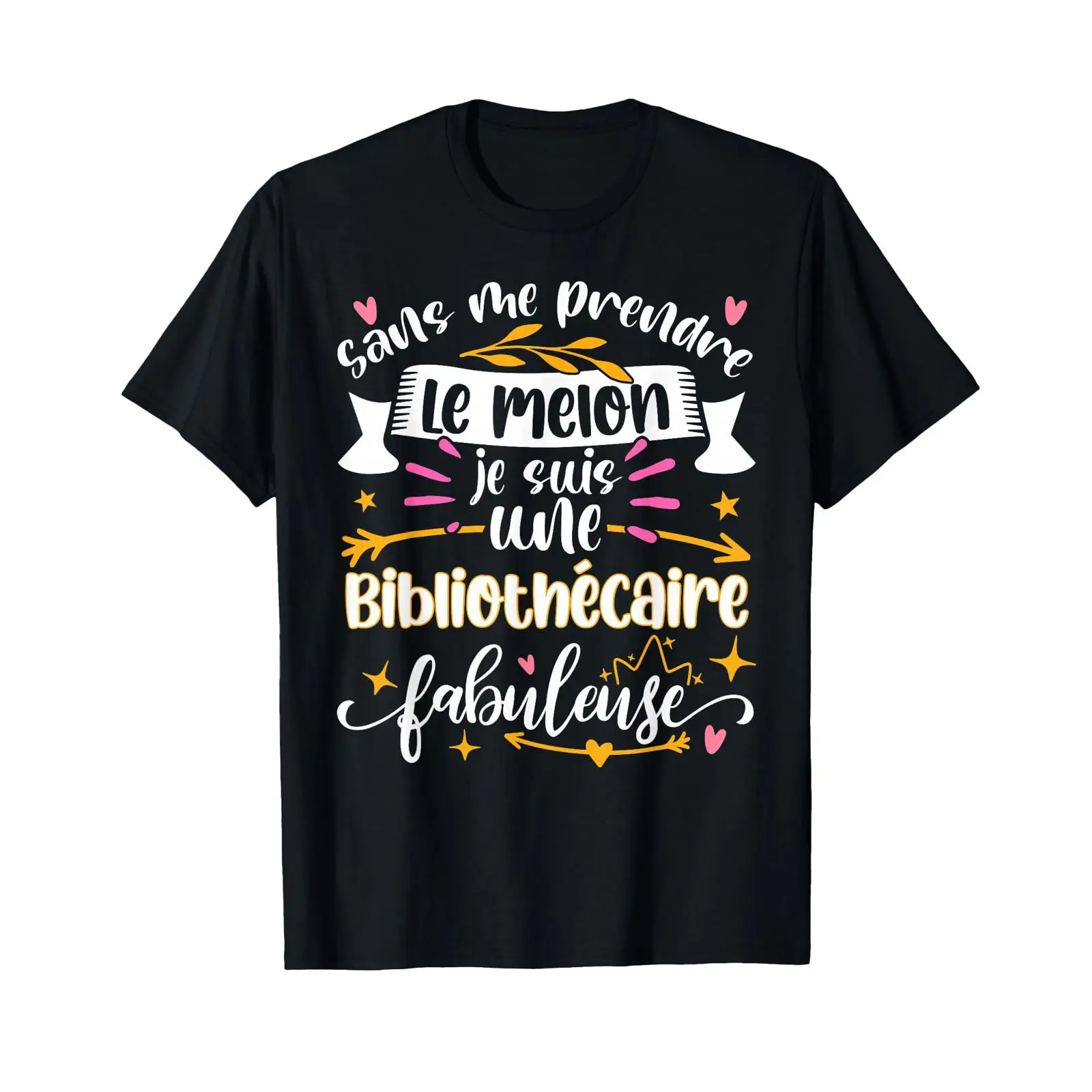 Vintage Fashion Library - Camiseta feminina engraçada de bibliotecária fabulosa,
