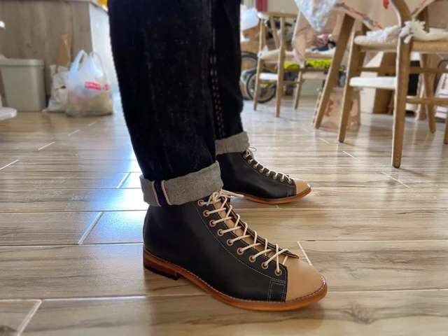 Vintage Fashion Style - Botas de alta qualidade masculinas goodyear-welted