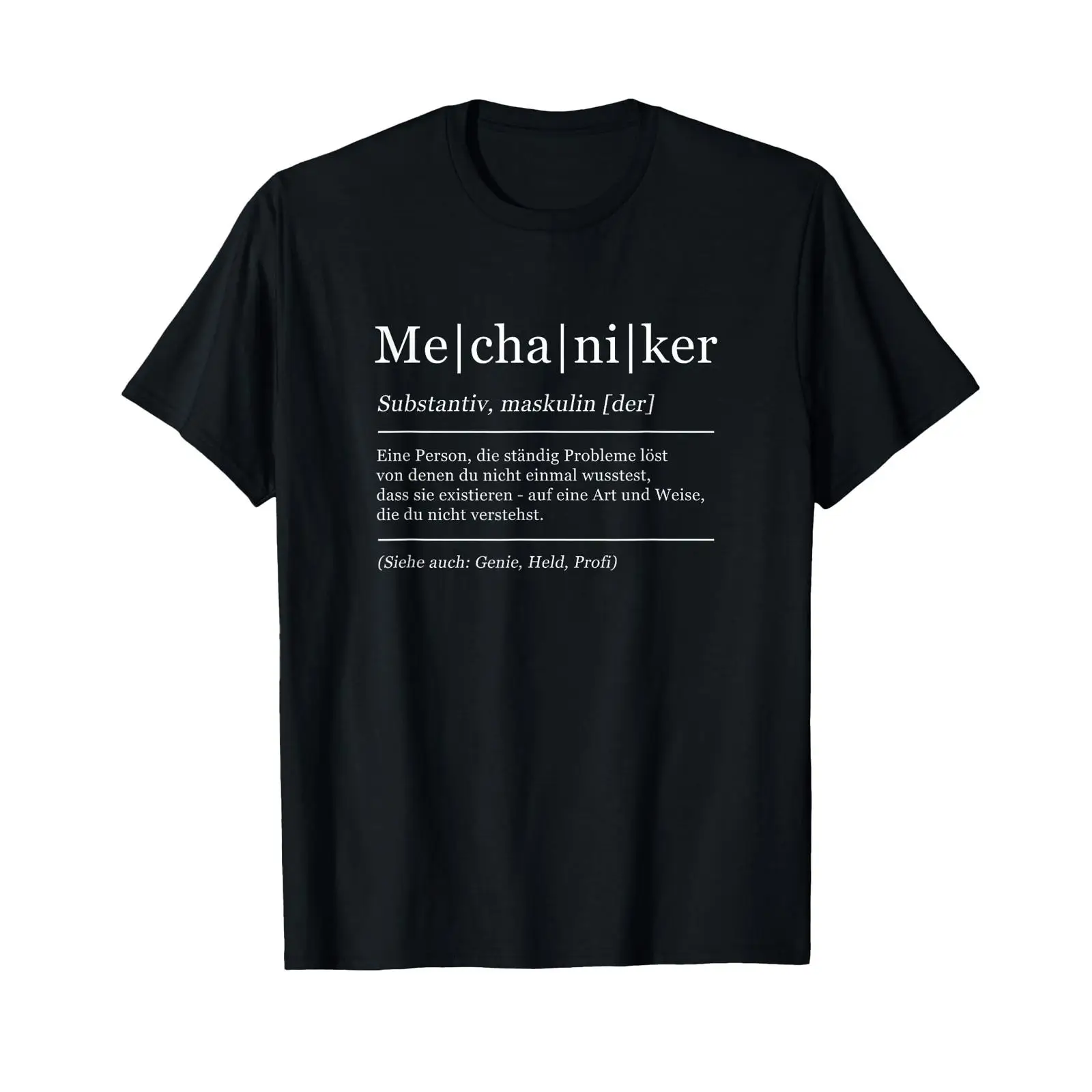 Vintage Fashion Meaning - Camiseta masculina engraçada para mecânicos de
