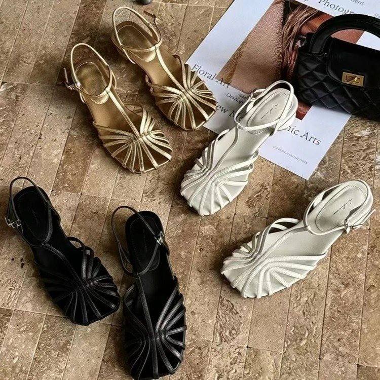 Sandálias Romanas de Estilo Fr - Vintage Fashion Style avaliação e preço