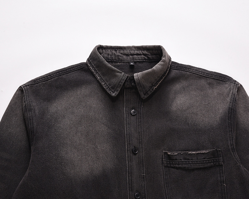 Jaqueta Jeans Masculina Rasgad - Vintage Fashion Y2K avaliação e preço