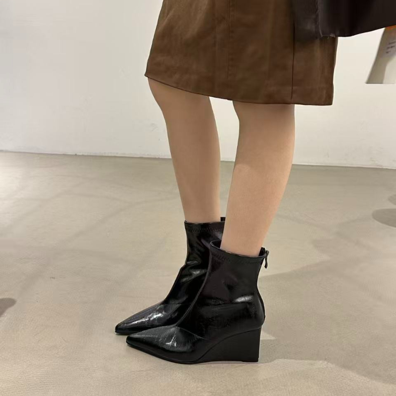 Outono inverno vintage weges s - Vintage Fashion Style avaliação e preço