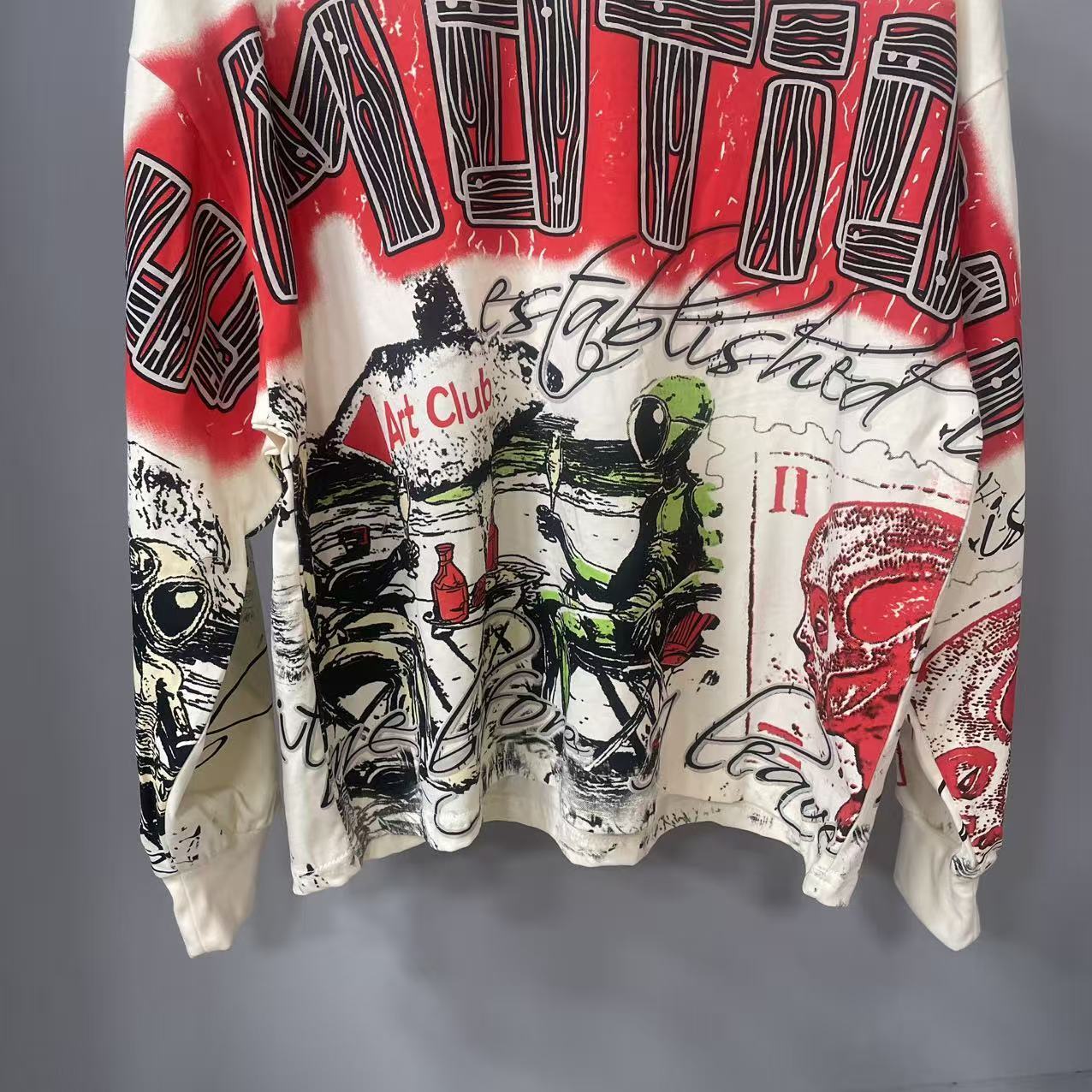 Camiseta de Manga Longa MIXED- - Vintage Fashion Style avaliação e preço