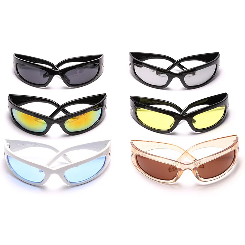 Óculos de sol de resina y2k, l - Vintage Fashion Tiktok avaliação e preço
