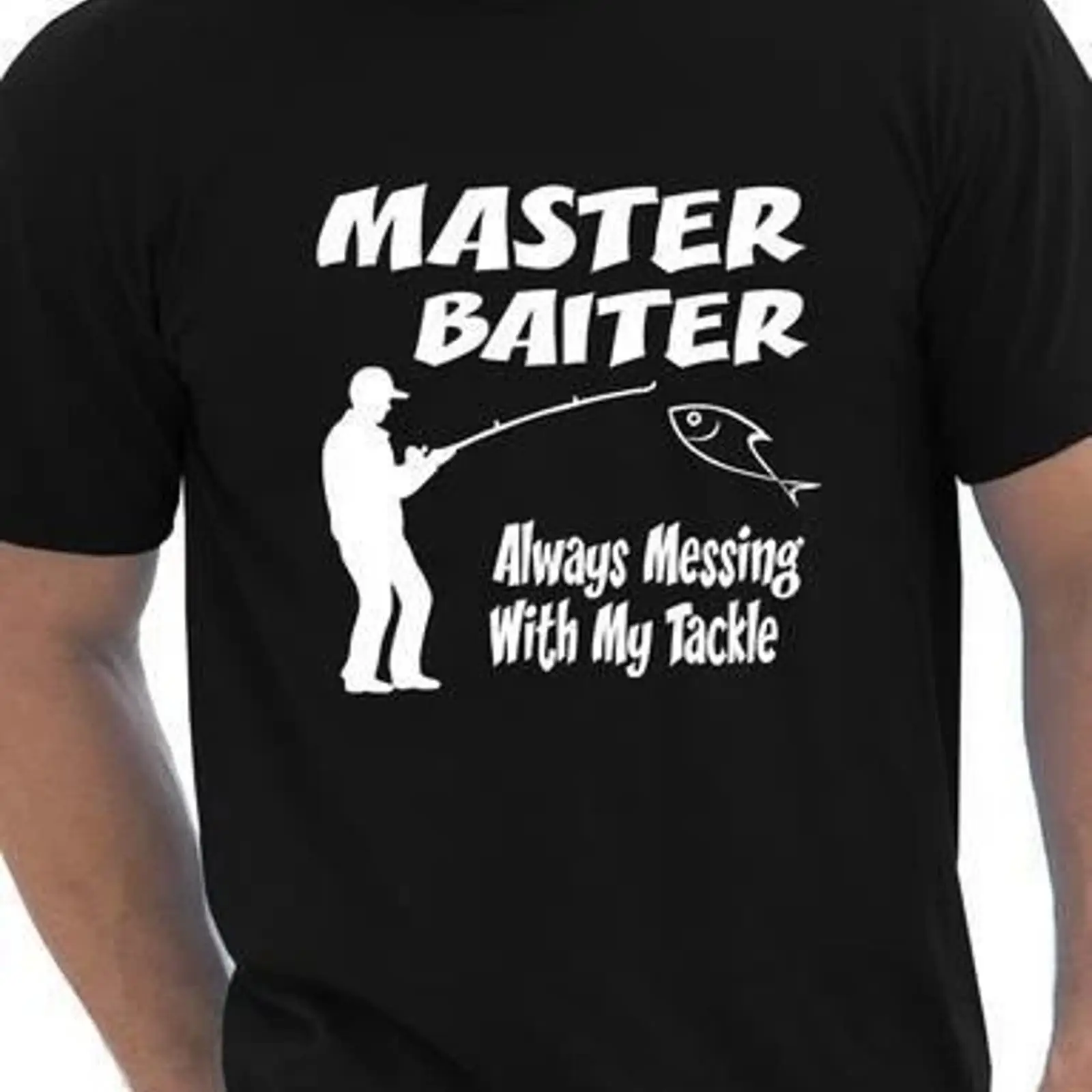 Camiseta masculina Master Bait - Vintage Fashion Herren avaliação e preço