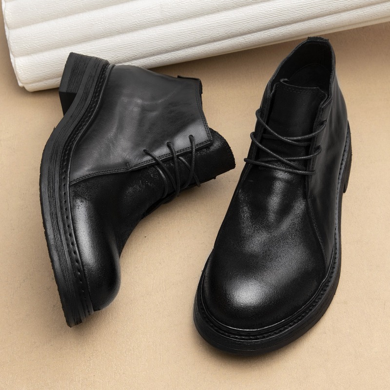 Botas Masculinas Vintage de Co - Vintage Fashion Style avaliação e preço