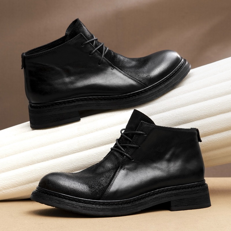 Botas Masculinas Vintage de Co - Vintage Fashion Style avaliação e preço