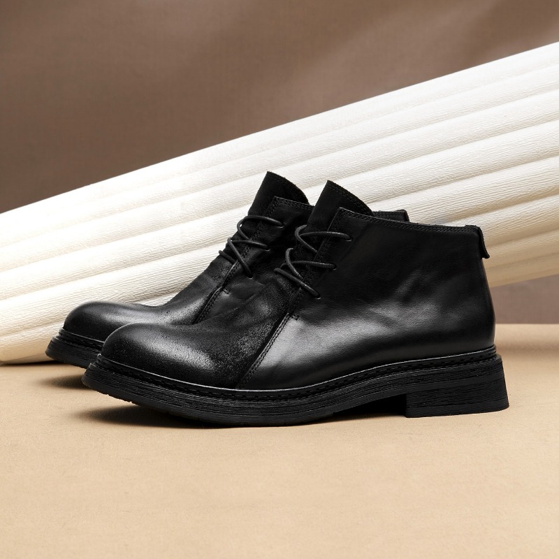 Botas Masculinas Vintage de Co - Vintage Fashion Style avaliação e preço
