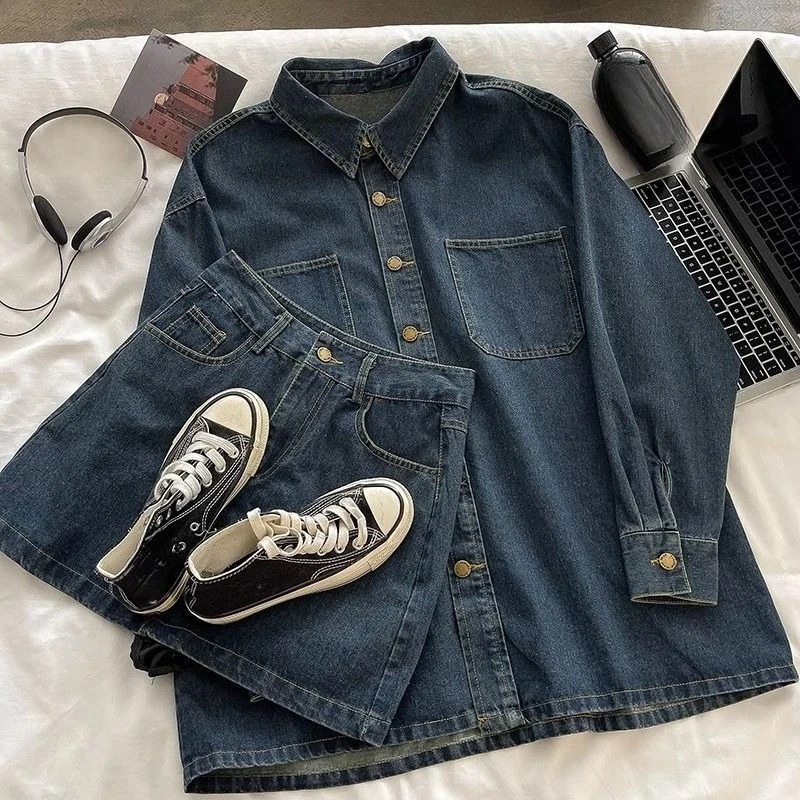 Conjunto de Saia Jeans Y2K: Ja - Vintage Fashion Y2K avaliação e preço