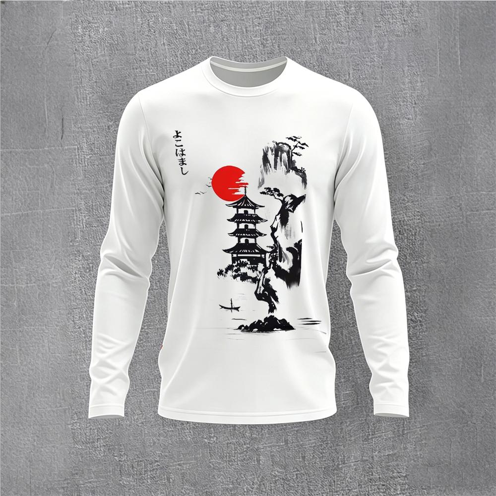 Camiseta Masculina de Manga Lo - Vintage Fashion Style avaliação e preço