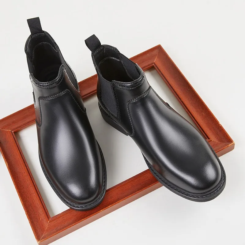 Botas oxford de couro masculin - Vintage Fashion Style avaliação e preço