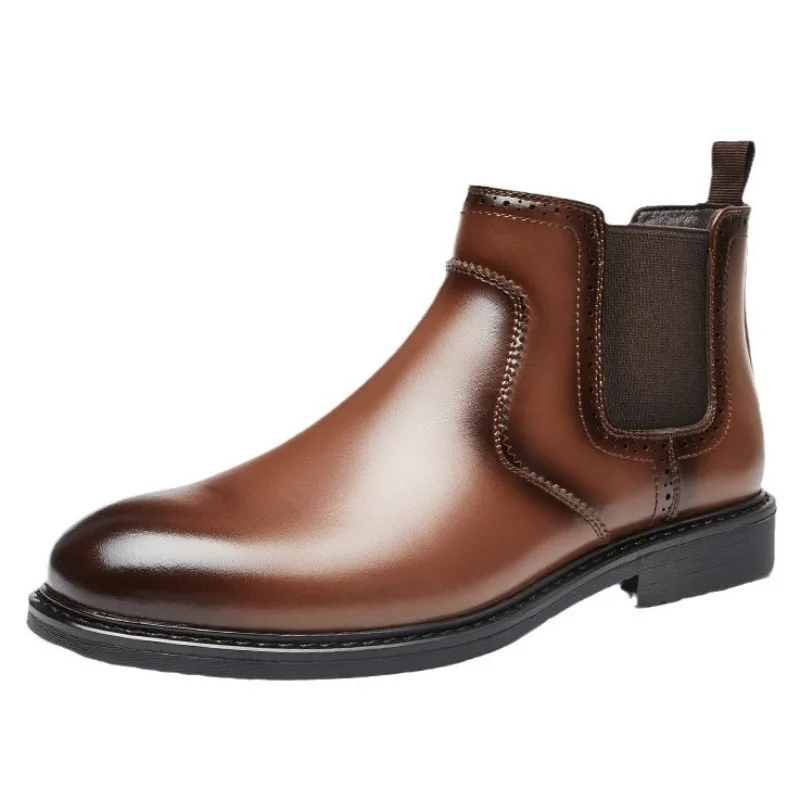 Botas oxford de couro masculin - Vintage Fashion Style avaliação e preço