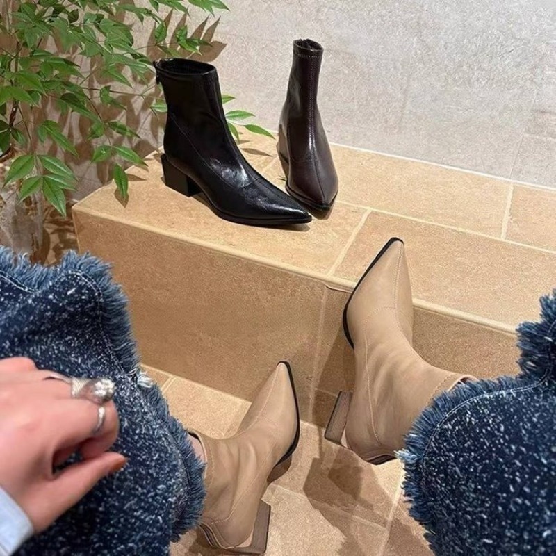 Botas Femininas de Cano Curto  - Vintage Fashion Style avaliação e preço