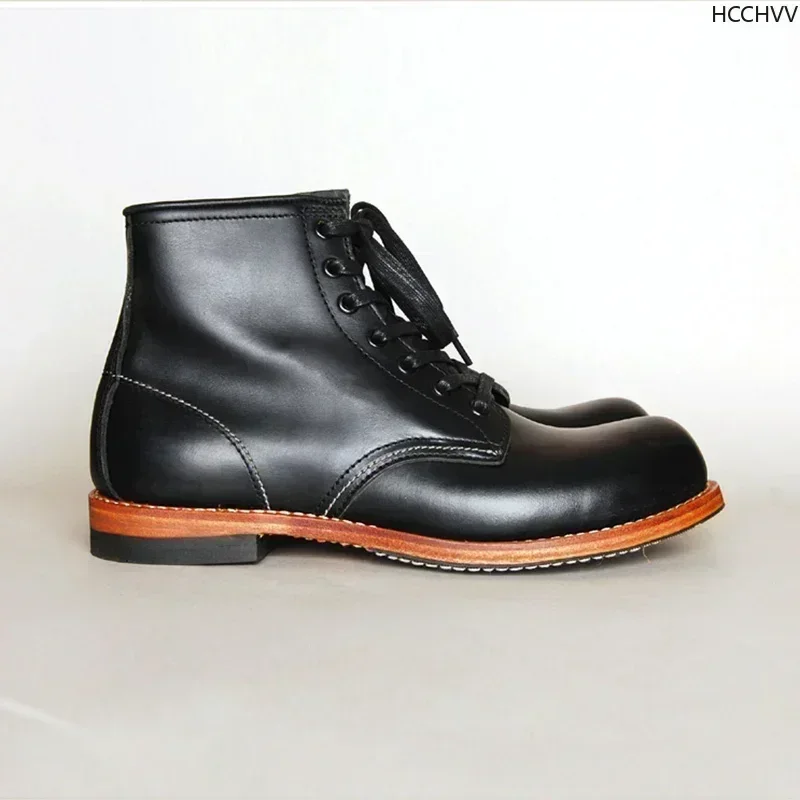 Botas masculinas vintage de co - Vintage Fashion Style avaliação e preço