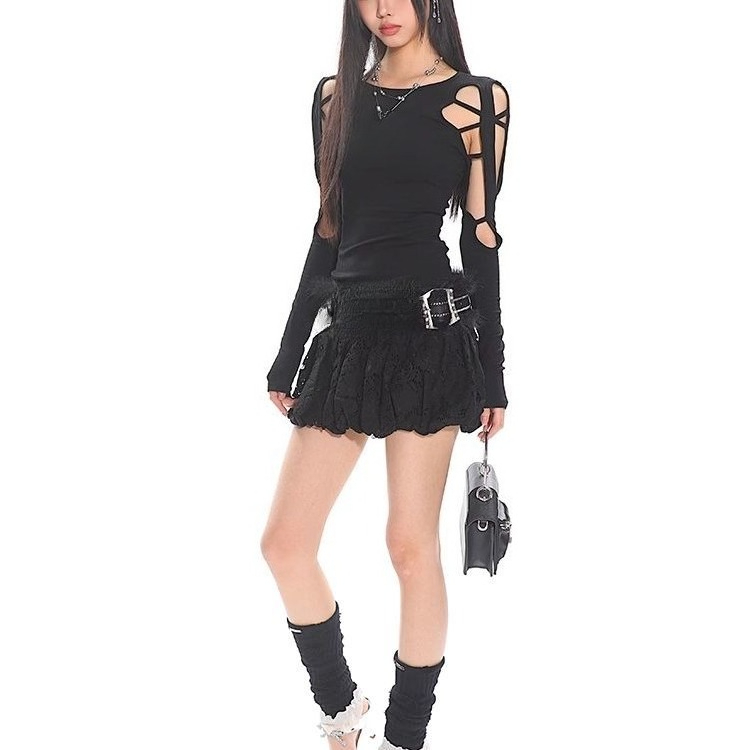 Retro punk rock camiseta femin - Vintage Fashion Subculture avaliação e preço