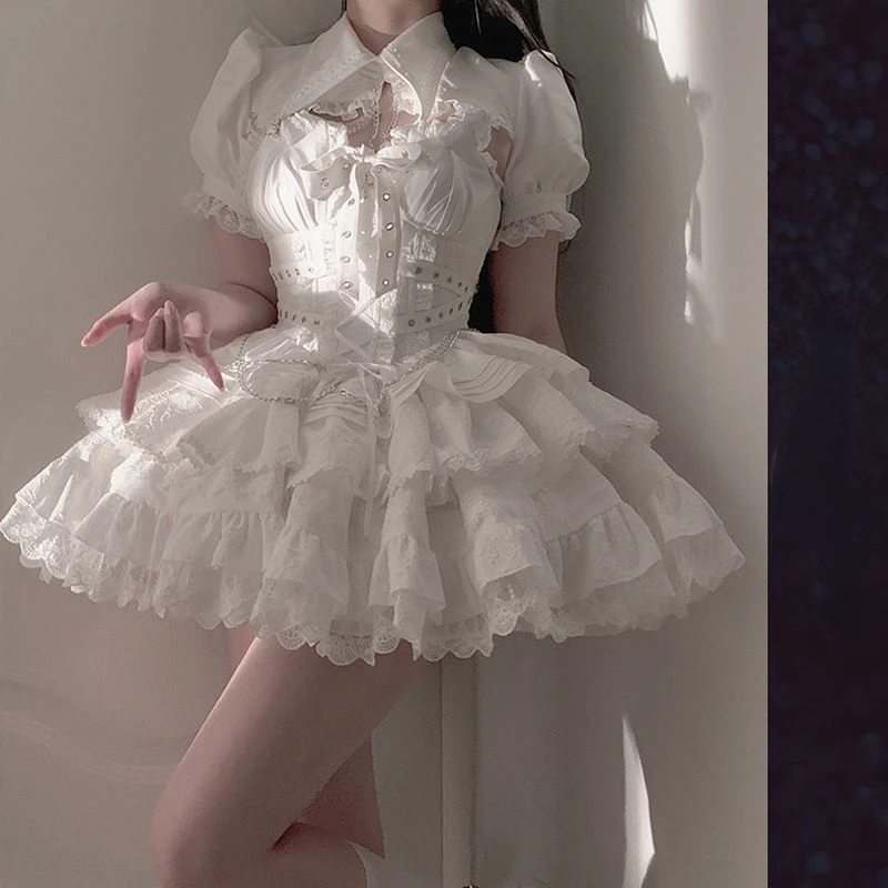 Vestido gótico vitoriano lolit - Vintage Y2K avaliação e preço